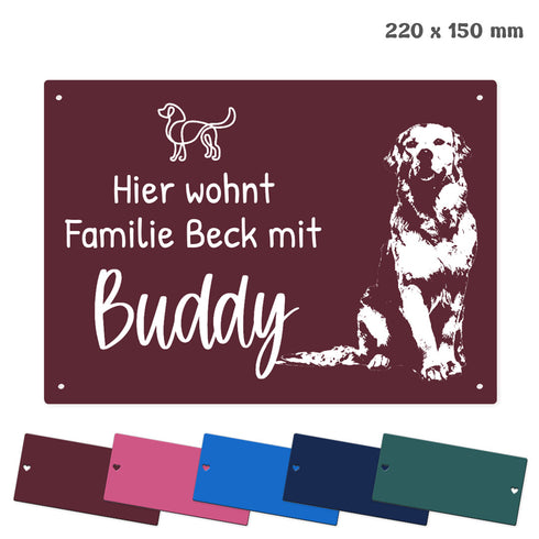 Tür- und Boxenschild "22x15"